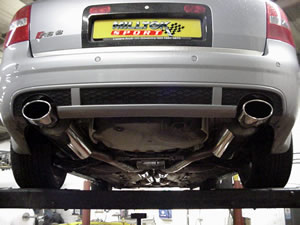 To get the most out of the Audi RS6, Milltek Sport have developed Large bore Downpipes and Hi-Flow Cats.